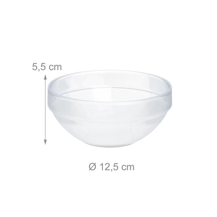 Dessert bowls glass 6-pack