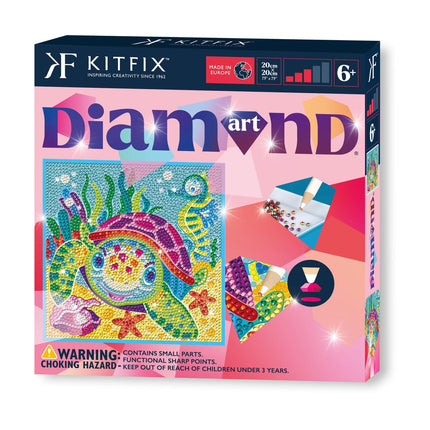 Diamond Art Turtle DIY Kit, Crafting Set for All Ages
