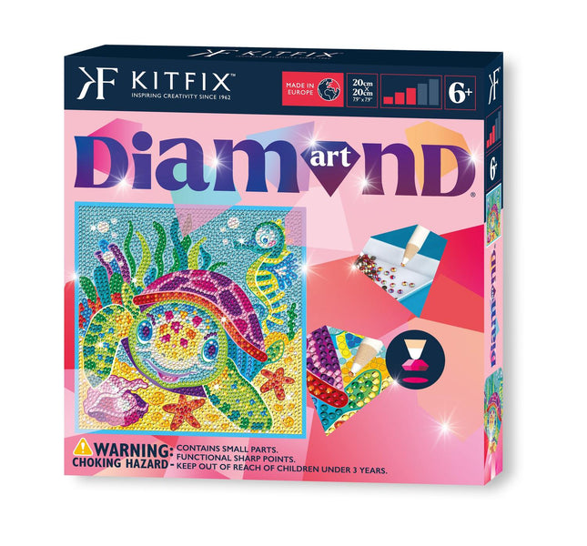 Diamond Art Turtle DIY Kit, Crafting Set for All Ages