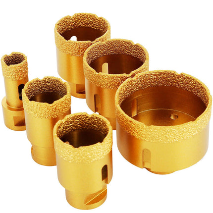 Diamond Hole Saw Set, 6-Piece 20-68mm M14 for Tile