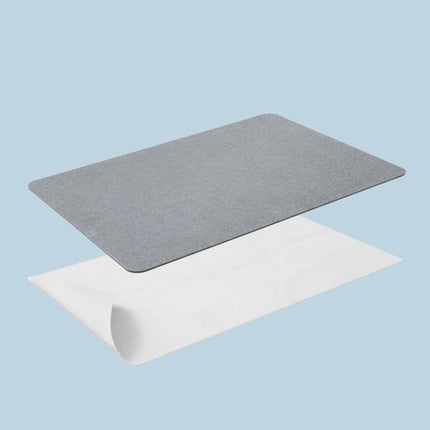 Diatomaceous Earth Bath Mat – Non-Slip, Quick-Dry, Grey