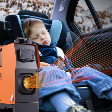 Diesel Air Heater 12V 5KW, Bluetooth App, LCD