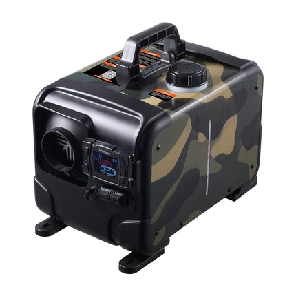 Diesel Air Heater 8kW, 12V/24V, Bluetooth App, Remote, CO Alarm