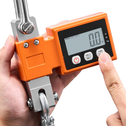 Digital Crane Scale 1100 lb, Cast Aluminum, LCD Display