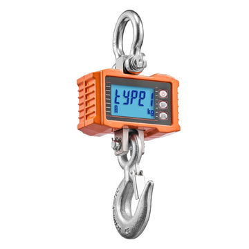 Digital Crane Scale 4400 lb, LCD Display, Remote Control