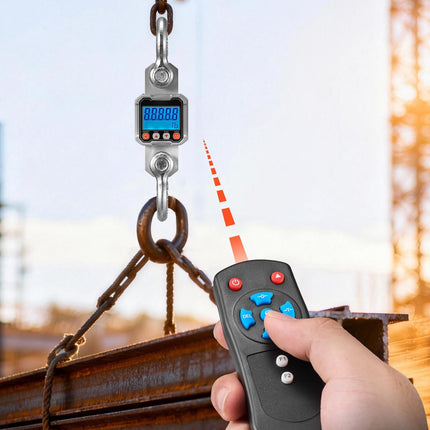 Digital Crane Scale 6600 lb, Remote, LCD, Cast Aluminum
