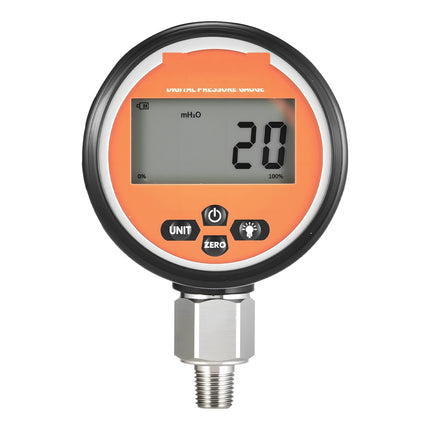 Digital Hydraulic Pressure Gauge 0-700 Bar, NPT Base Entry