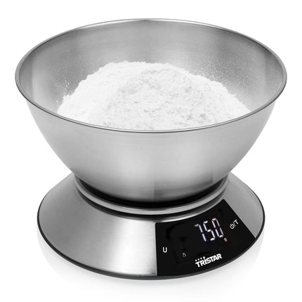 Digital Kitchen Scale with Bowl, 5kg Capacity