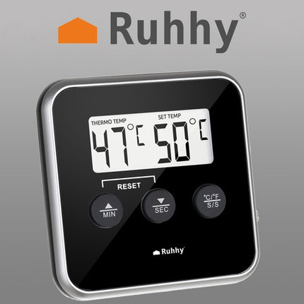 Digital Kitchen Thermometer with Probe, LCD Display