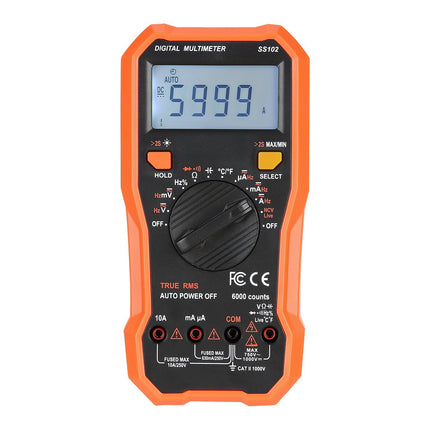 Digital Multimeter, 6000-Count TRMS, NCV, Temperature
