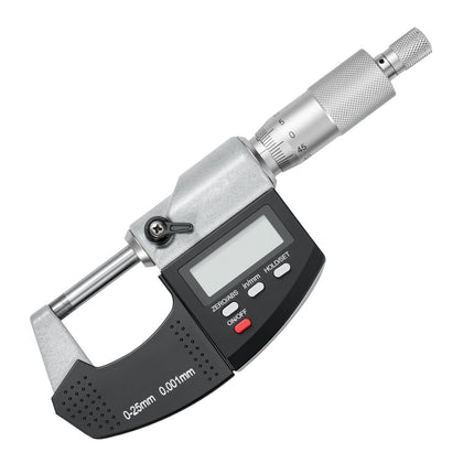 Digital Outside Micrometer 0-25.4 mm, 0.001 mm LCD