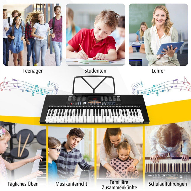 Digital Piano for Beginners, 61 Keys, 300 Tones