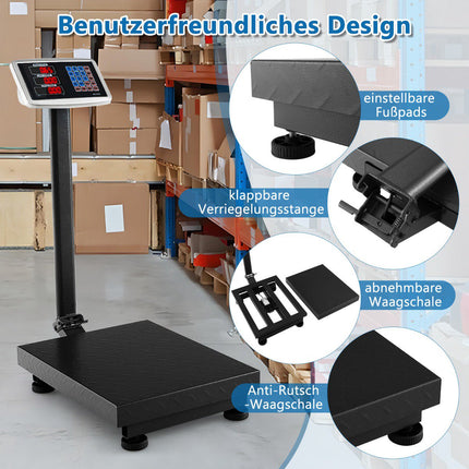 Digital Platform Scale 300kg, 50g, Price Computing LB/KG