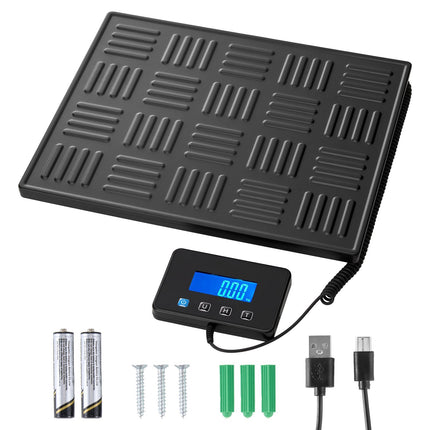 Digital Shipping Scale 660 lb, Dual Accuracy, Hold-Tare LCD