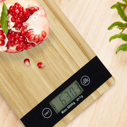 Digital kitchen scale Bambu
