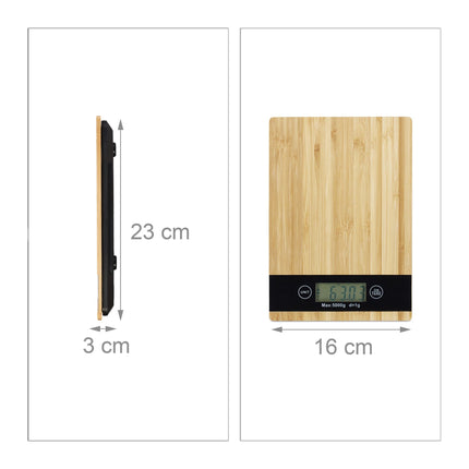 Digital kitchen scale Bambu