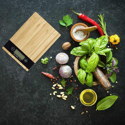 Digital kitchen scale Bambu