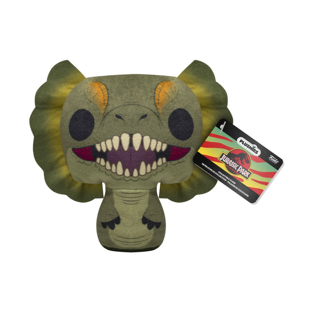 Dilophosaurus Plush Toy, 18 cm, Jurassic Park Collection