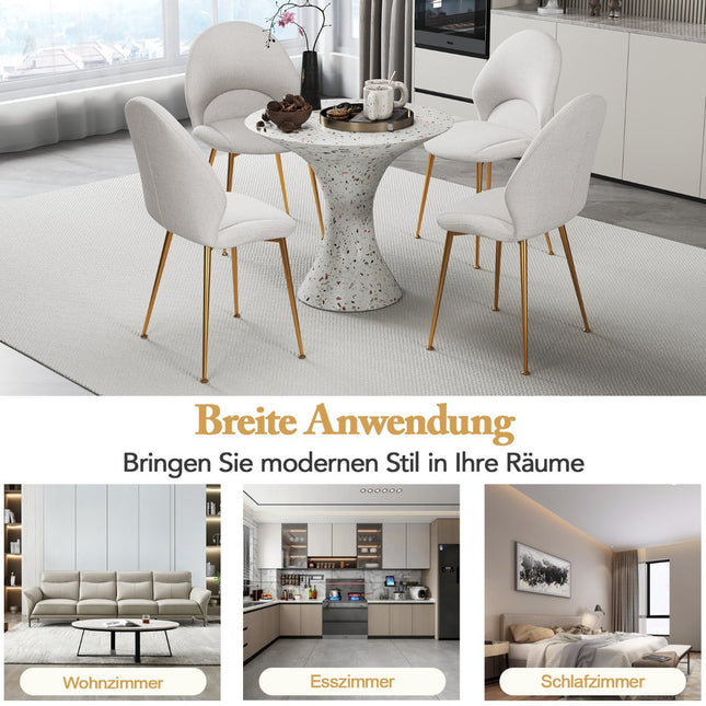 Eetkamerstoelen set van 2, ergonomisch, draagvermogen 150 kg
