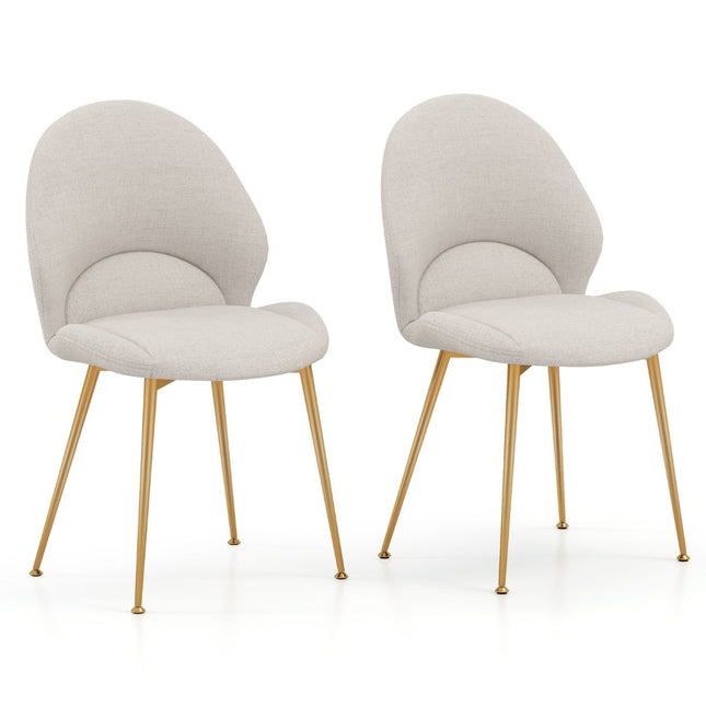 Eetkamerstoelen set van 2, ergonomisch, draagvermogen 150 kg