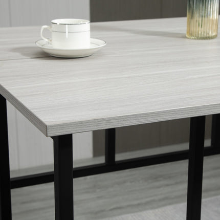 Industrial 6-piece dining room set with bar table and chairs