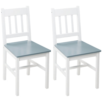Set of dining room chairs, pine, grey, 41x46.5x85.5 cm