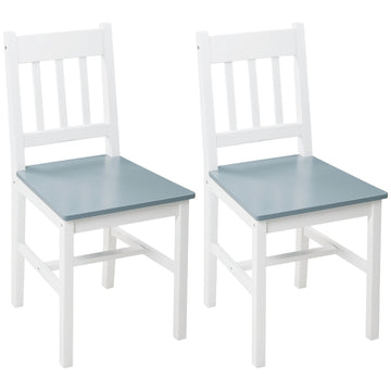Set of dining room chairs, pine, grey, 41x46.5x85.5 cm