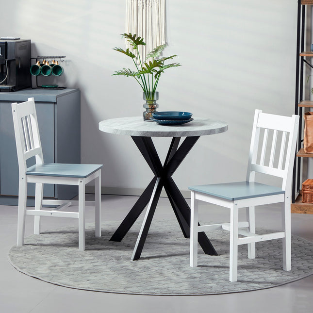 Set of dining room chairs, pine, grey, 41x46.5x85.5 cm