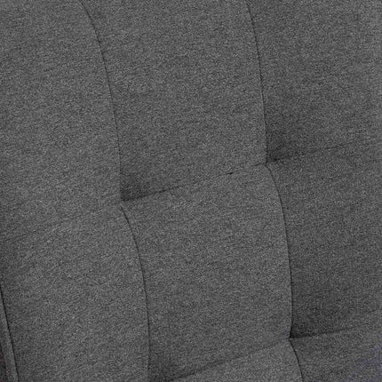 Dining room chairs, gray linen, foam padded, wood