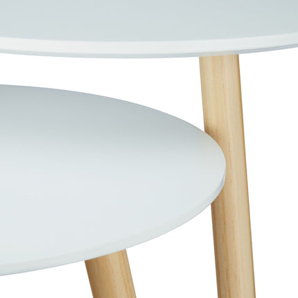 Dining table set of 2 in Scandinavian style
