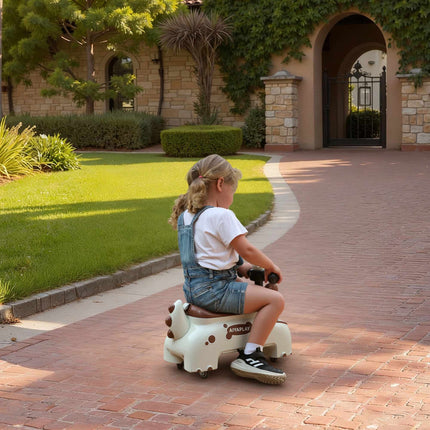 Dinosaur Ride-On Toy with Lights and Sounds, 4 Wheels
