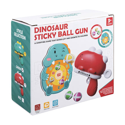 Dinosaur Shooting Game for Kids, Foam Balls & Shield