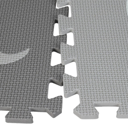 Dinosaur puzzle mat with border