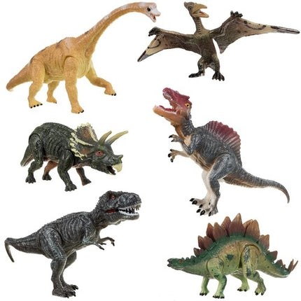 Dinosaurs - movable figures, 6 pcs. 22398