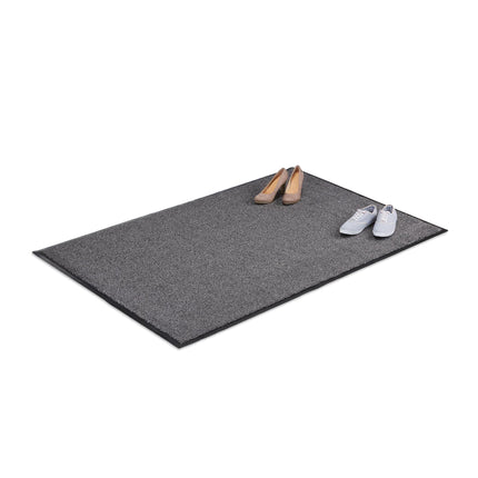 Dirt collecting mat gray