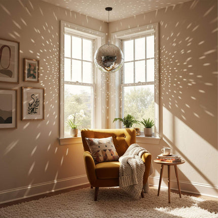 Disco Ball 25 cm – Ceiling Mirror Ball for Parties