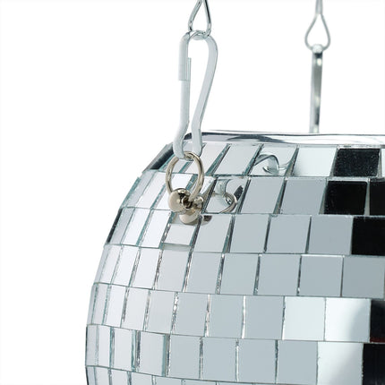 Disco Ball Hanging Plant Pot – Mirrored Light Effects