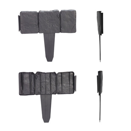 Discount edge stone-look set of 10 anthracite