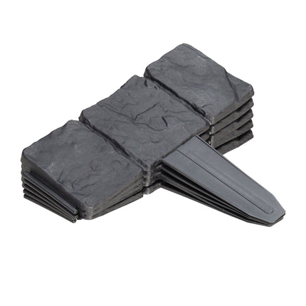 Discount edge stone-look set of 10 anthracite