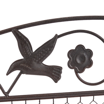 Discount fence 4 panels dark brown