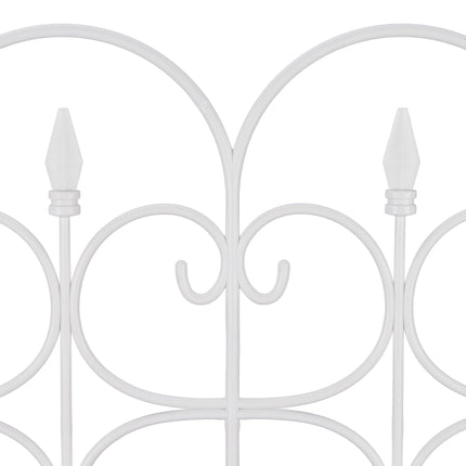 Discount fence plastic black/white