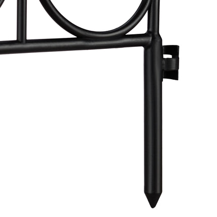 Discount fence plastic black/white