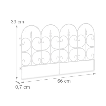 Discount fence plastic black/white