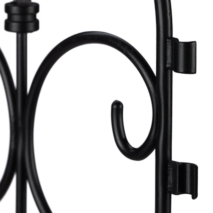 Discount fence plastic black/white