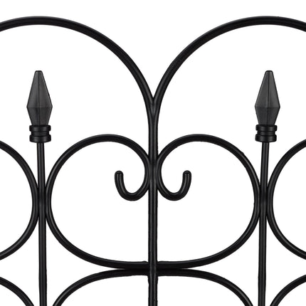Discount fence plastic black/white