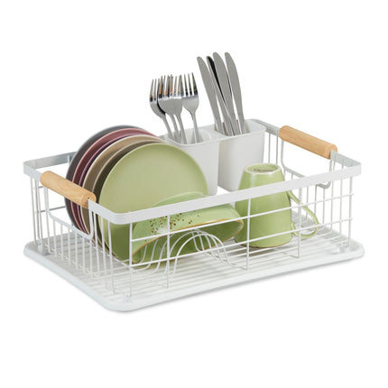 Dish drain with drip tray