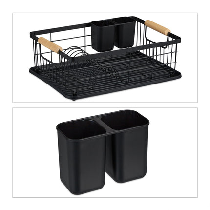 Dish drain with drip tray