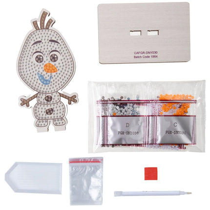 Disney Frozen Art Set With Crystals Olaf