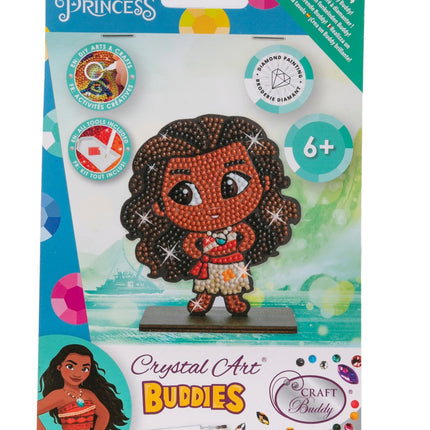 Disney Princess Art Set with Crystals, Includes Moana