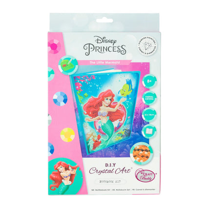 Disney Princess Crystal Art Notebook "The Little Mermaid"